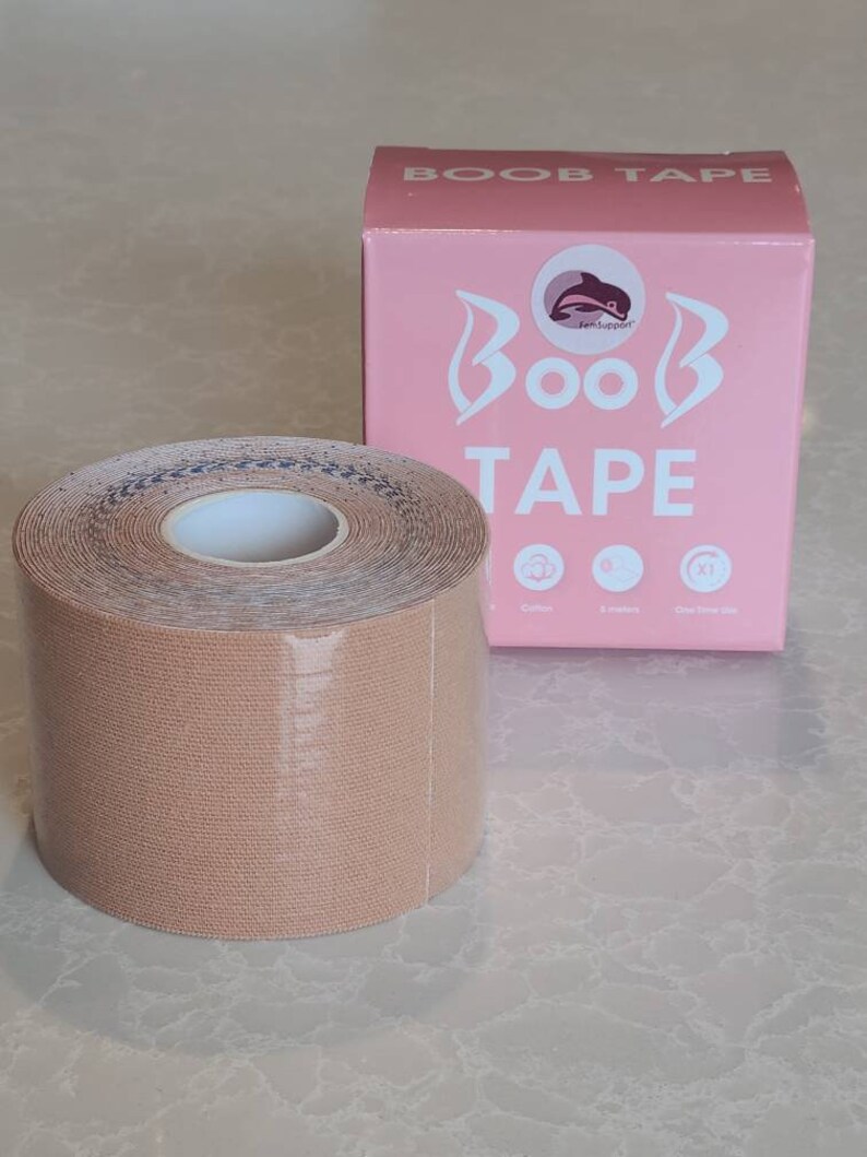 Femsupport Boob Tape 1 Roll 16 Feet Long 5cm Wide Bra Tape Etsy