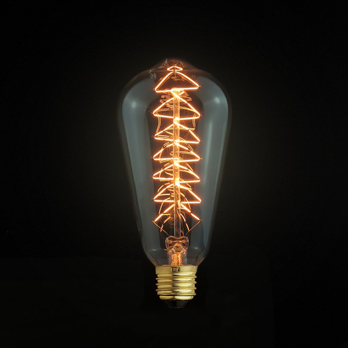 Christmas tree light bulb E27 Edison light bulbs edison Etsy