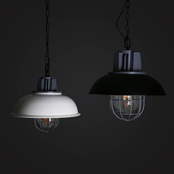 Bowl Cage Pendant Hanging Lamp Ceiling Lighting Pendant Etsy