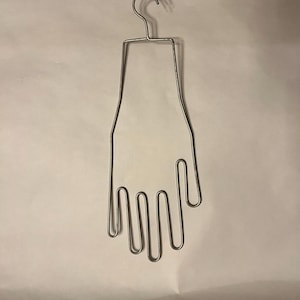 One Metal Glove Stretcher, Glove Dryer With Hooks for Hanging, Metal Shaped Like Hand, Art Project, Glove Form Shaper, Glove Holder
