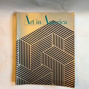 Art in America Magazine, november-december 1966, Vintage Art Magazine, omslagsbild av Franco Grignani, Reportage: Designad för morgondagen