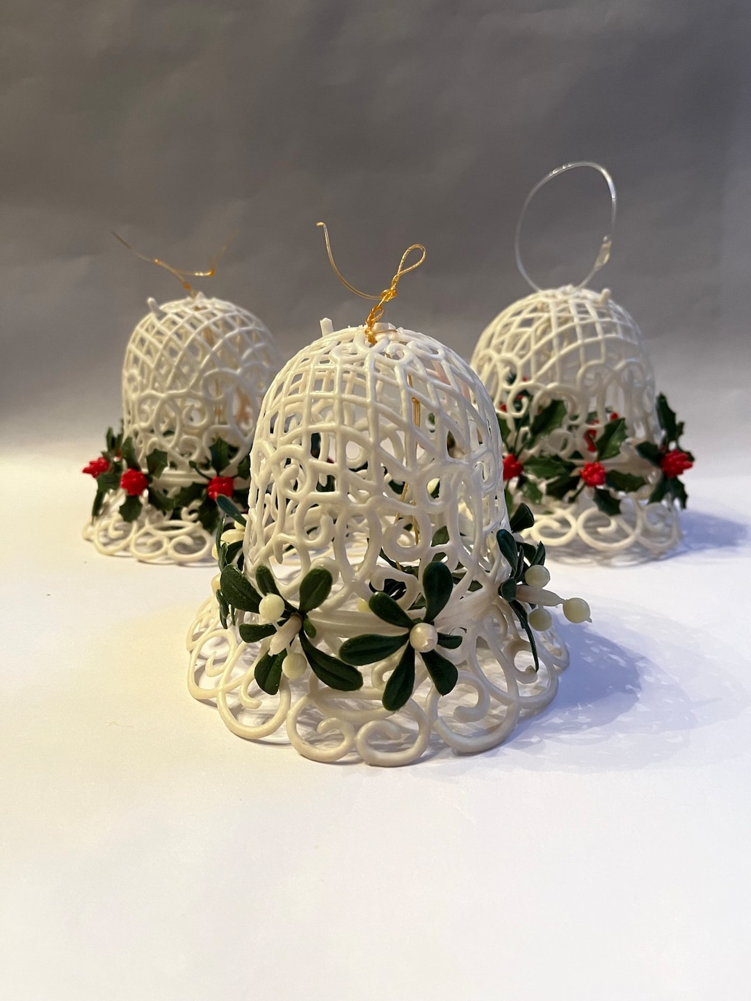 Plastic Christmas Bells 