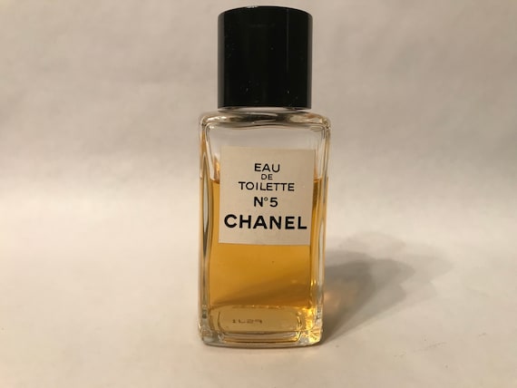 Rare Vintage 1950s-60s Chanel No. 5 Eau de Cologne 60% Full Splash