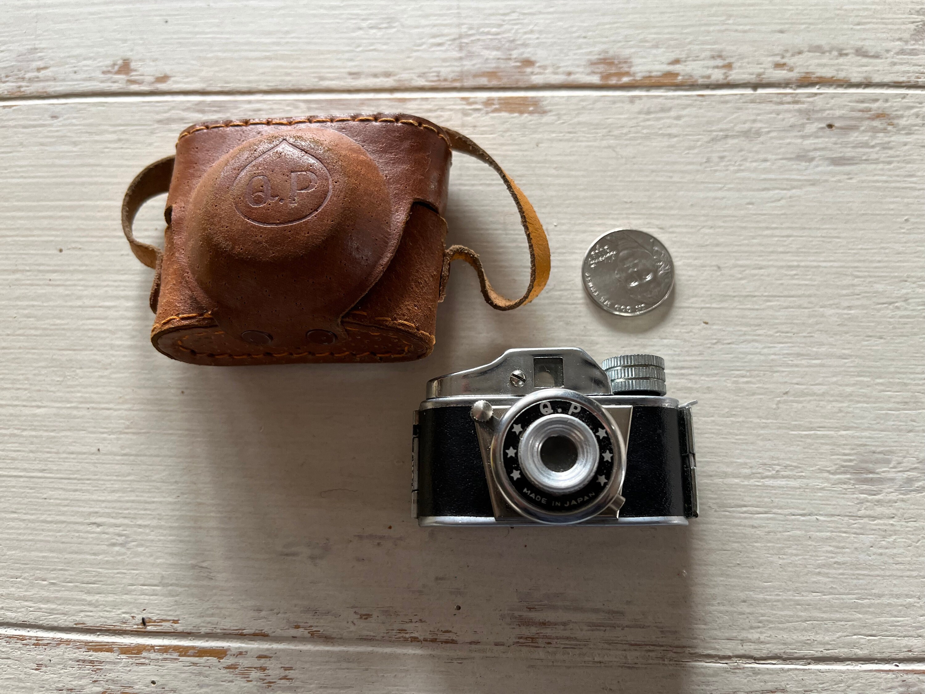 Q P Subminiature Spy Camera, Made in Japan in the 1950s