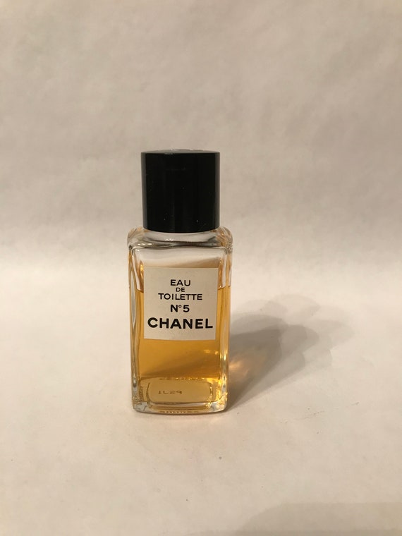 Vintage Chanel No 5 Perfume Bottle 1/2 Oz 2 tall Made in France 23 Some  left