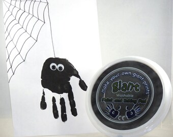 Giant Paint and Inking Pad Ideal for Halloween Crafts, Cards, Spiders, Pumpkins… Childrens Hand & Foot Prints. Choice of colours.