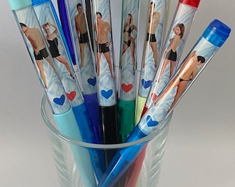 Novelty Nudey Tip & Strip Nude Rude Pen Funny Stocking Filler Secret Santa Gift