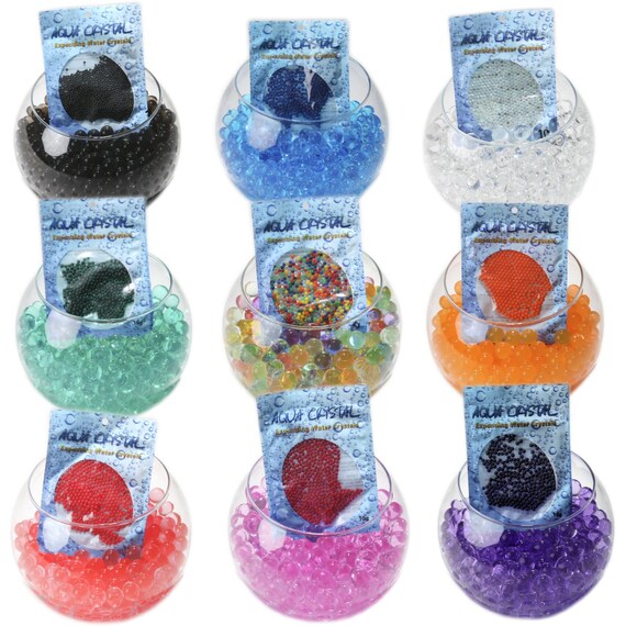 Aqua Crystal Expanding Water Storing Crystals Gel Beads for Etsy UK