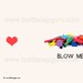 Funny Birthday Card / BLOW ME / Balloons Card / Printable Cards for Him ...