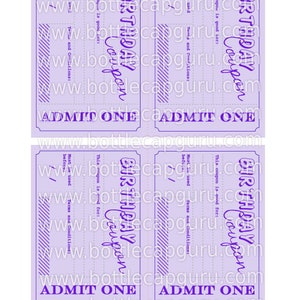 Printable Birthday Coupons / Gift Idea for Him Her / DIY Vouchers for ...