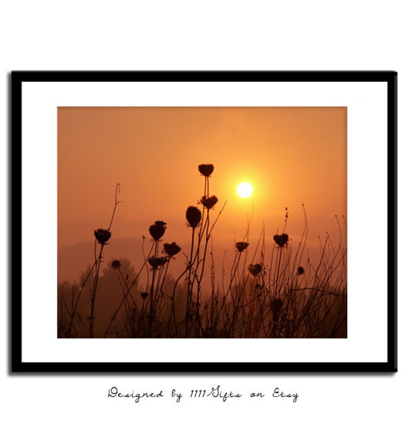 Sunrise Over Eitan Mountain, Israel Nature Photography Printable 10x8 Wall Decor Art Sunrise Sunset Photograph Heart Digital Photo Download image 2