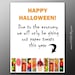 Funny Halloween Tear-off Flyer * Due to the Economy Printable Door Sign ...