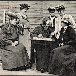 À la diseuse de bonne aventure * photographie Vintage des années 1800 * noir et blanc photographie, Decor Halloween, Tarot, médium * imprimable, téléchargement immédiat
