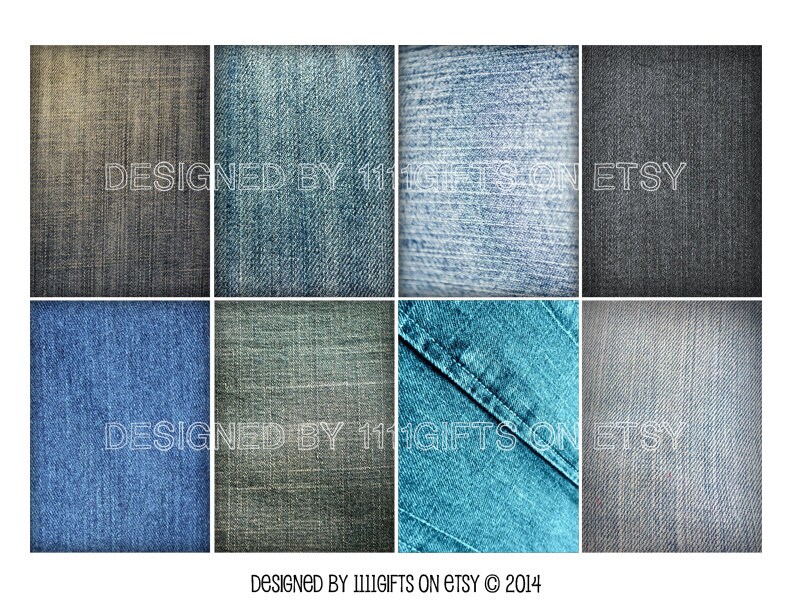 Denim Tags Printable Grunge Images for Gift Tags - Etsy