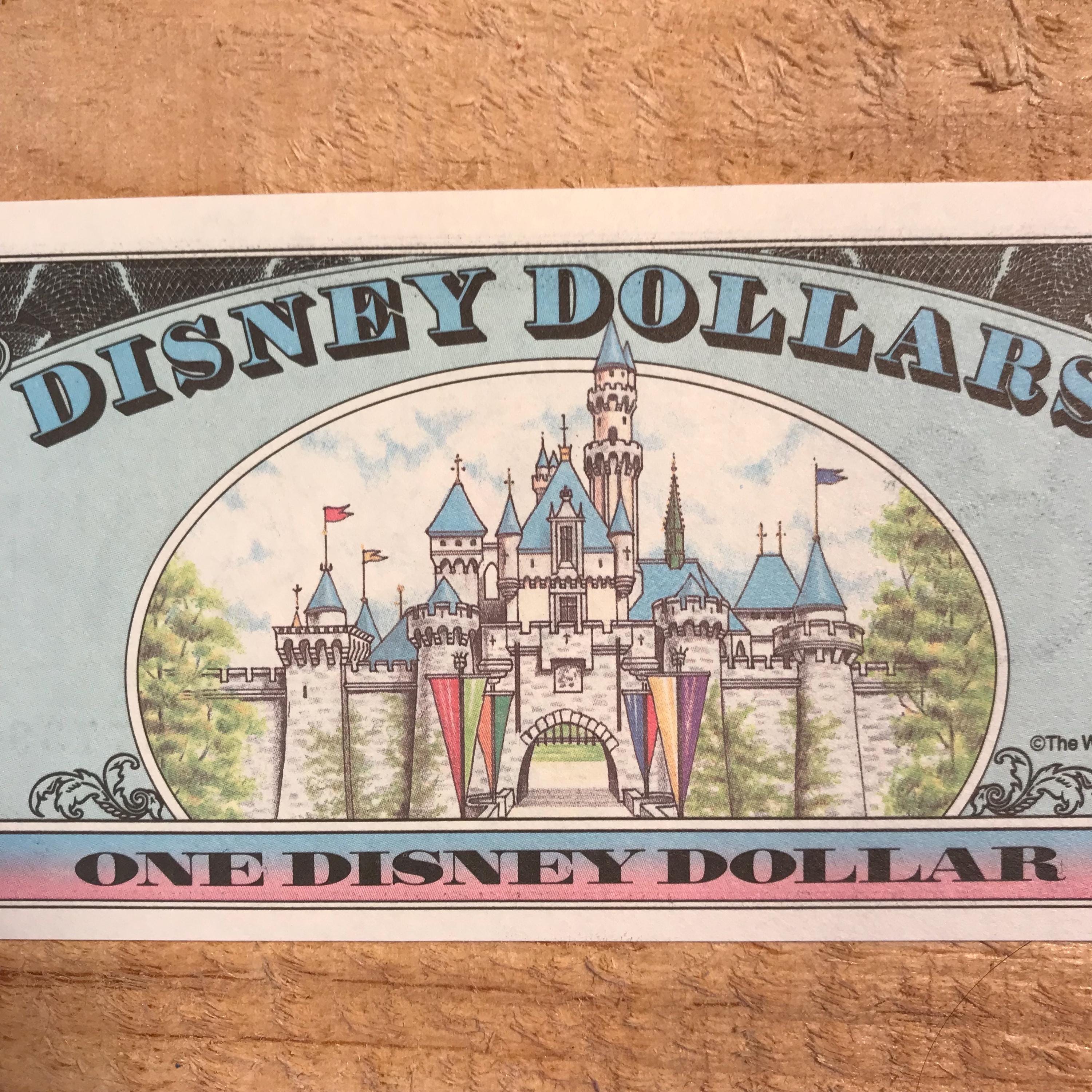 Disney Dollars • 1990 • Set of 4 • Mint/uncirculated - Etsy