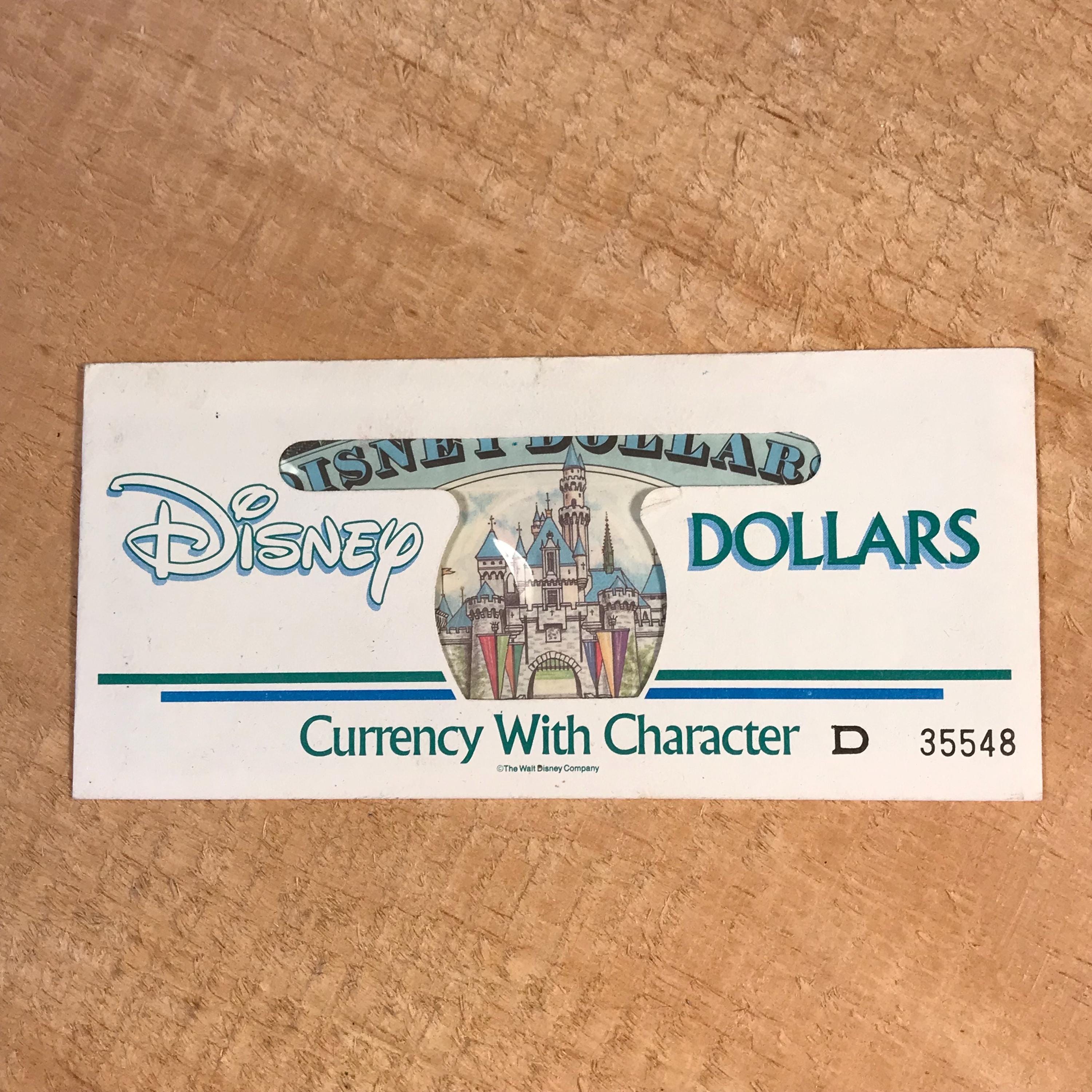 Disney Dollars • 1990 • Set of 4 • Mint/uncirculated - Etsy
