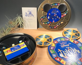 Disney Trivia 1997 Mattell Board Game - Board Games - Disney