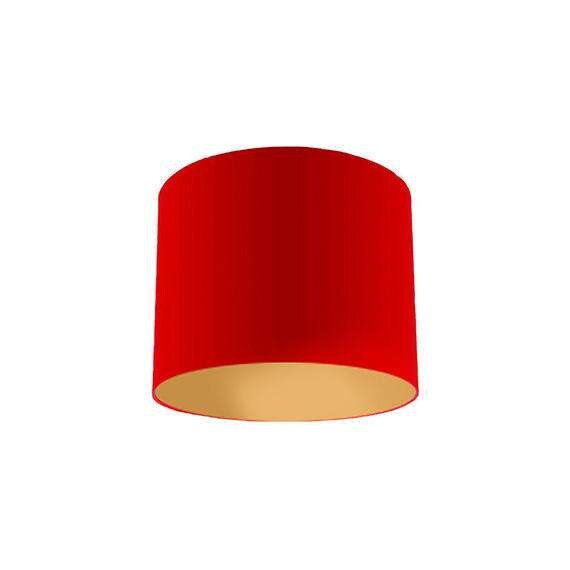 red and gold lamp shades