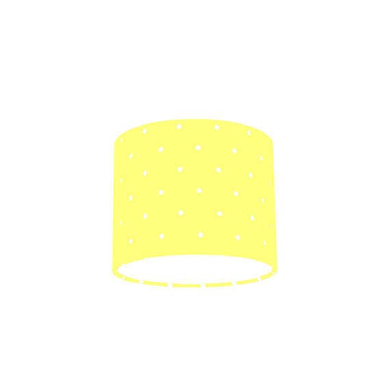 Clarke And Yellow Spotty Dotty Polka Dot Lamp Shade Dotty Polka Dot Lamp Shade, Yellow Polka Dot Lamp Shade