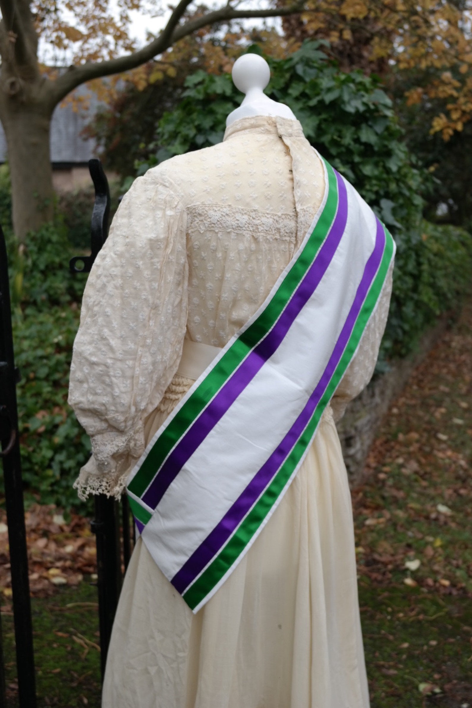Votes for Women suffragette sash Handmade Edwardian Etsy