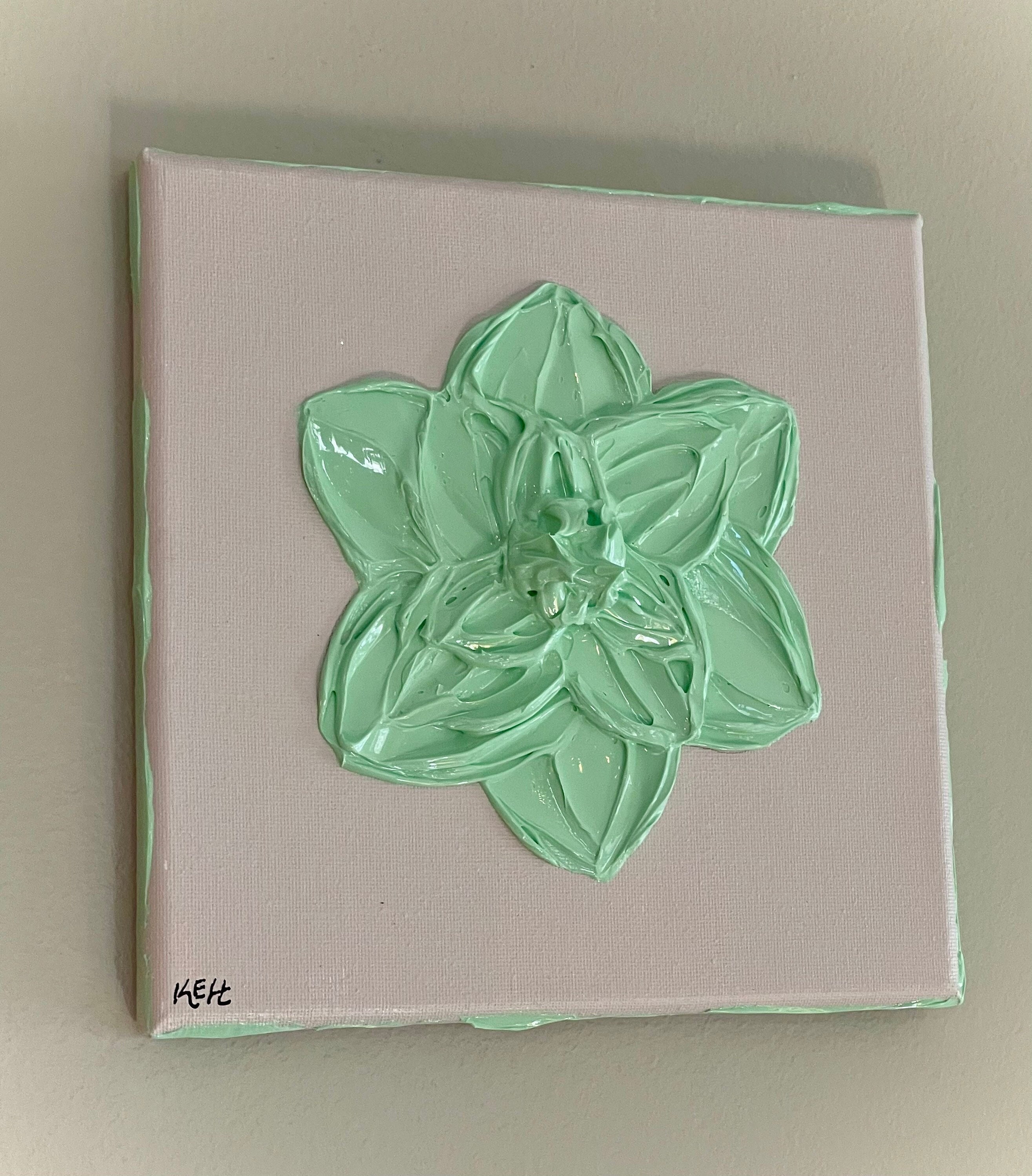 SALE Succulent - Art - Original - Painting - Modern - Home - Decor - Wall - Garden - Neutral - Boho - KatieEliseDesigns - Handmade - Fresh