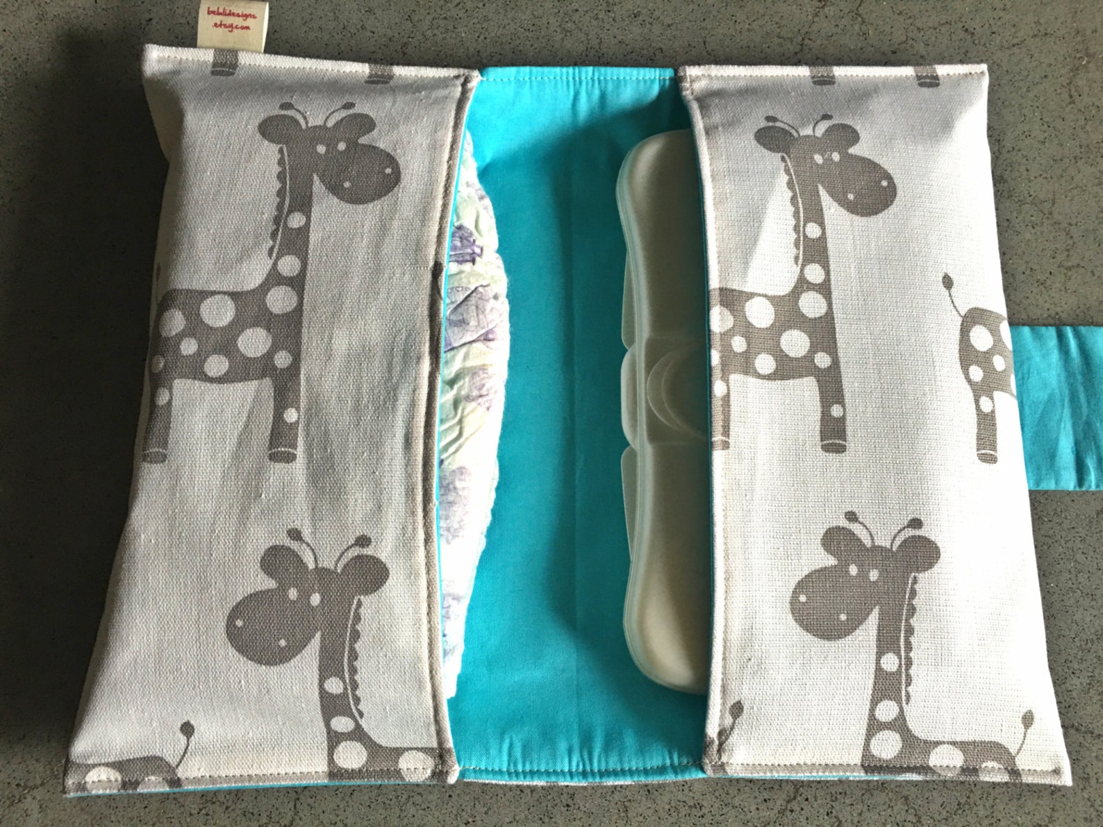 Baby or Toddler Funky Nappy Wallet.custom Made to Create a Unique Item