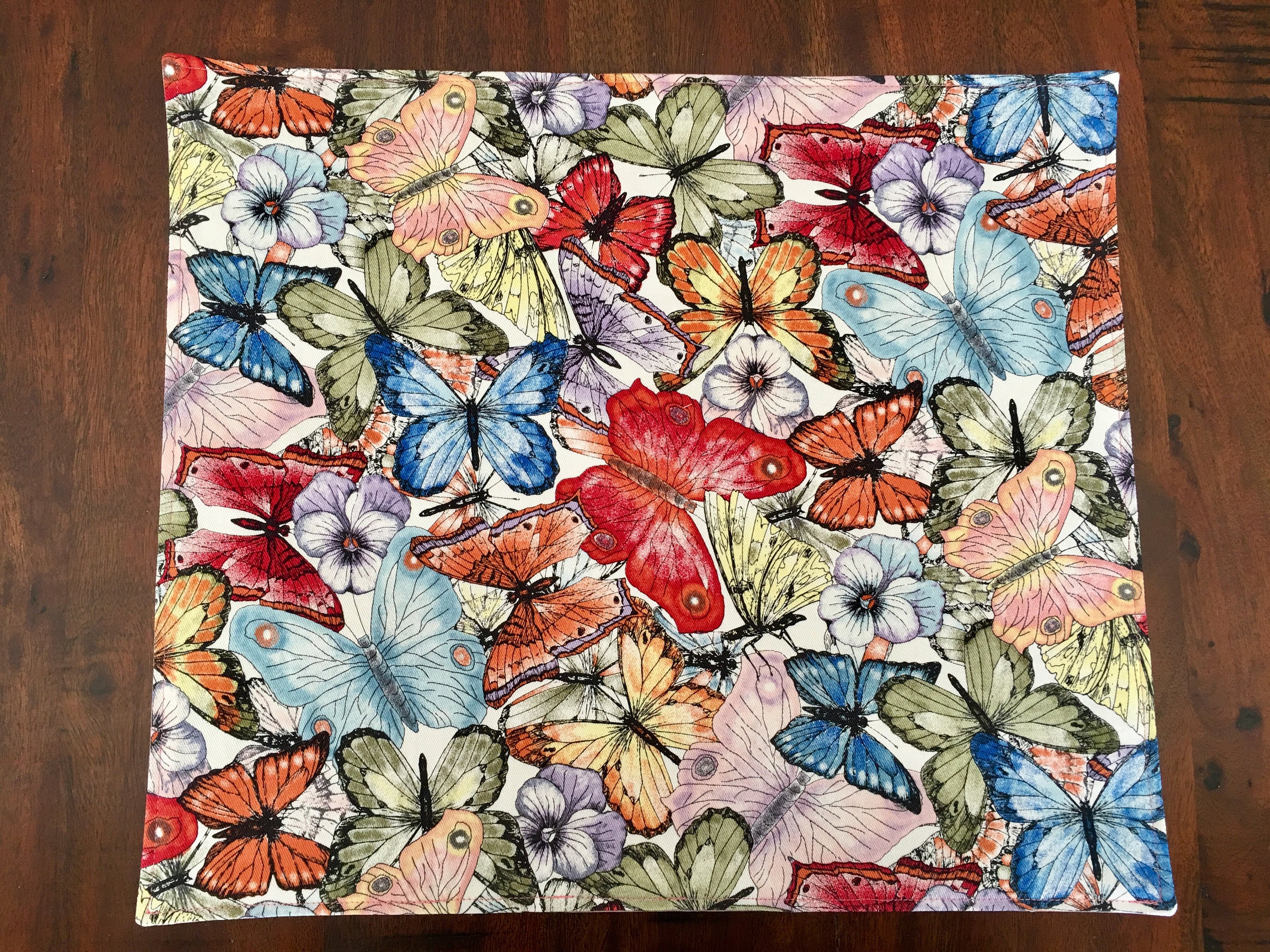 Bright Butterflies Fabric Placemats in Many Different Etsy Australia