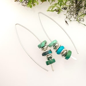 Turquoise Stacking Earrings