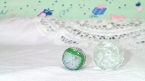 Vintage Marbles Clear Glass Ball Glass Marble Glass Balls Etsy