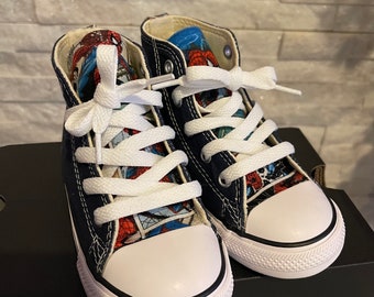 Spider man Converse/comic shoes