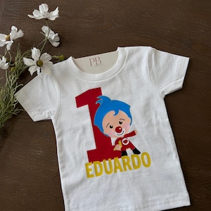 Plim Plim shirt payaso/ clown birthday