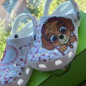 Paw patrol skye crocs hot sale