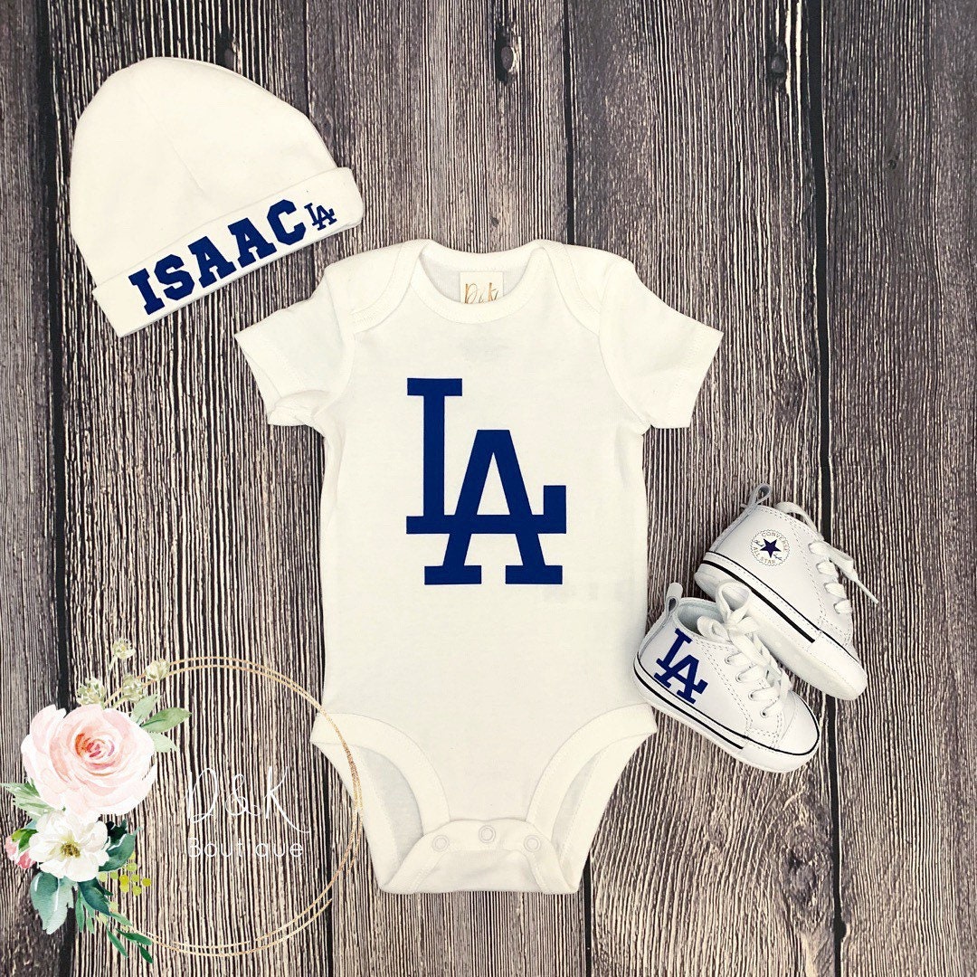Dodgers pink infant/baby clothes Dodgers Baby gift girl Dodgers