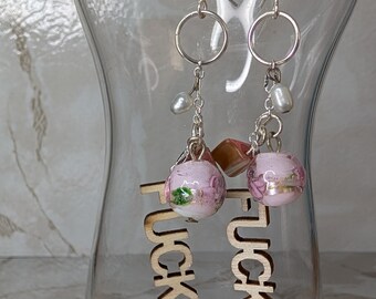 Floral Dangly Lady Swears Earrings
