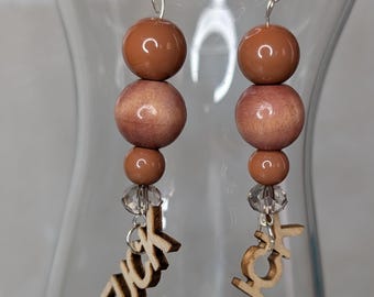 Respectable Lady Swears Earrings