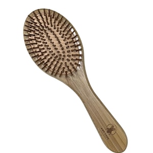 Spazzola per capelli in bambù naturale – Districa delicatamente per capelli e cuoio capelluto più sani