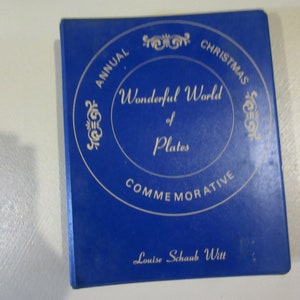 antiques world art plate history ID book 1970 Hummel Christmas, Francona, Spode plates ,dishes figures