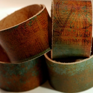 Wholesale Vintage Leather Cuff-1.5" wide Bracelet -