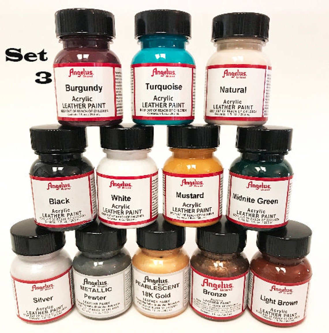 Angelus Acrylic Leather Paint Starter Kits Etsy