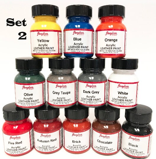  Angelus Acrylic Leather Paint Starter Kit by Angelus : Arts,  Crafts & Sewing