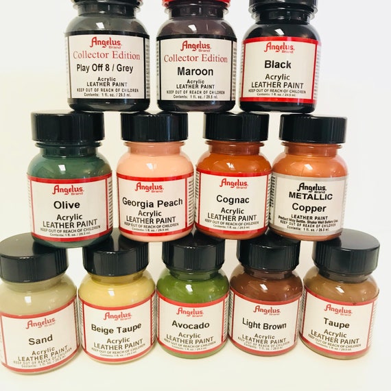 Angelus Acrylic Leather Paint Starter KitsSpecialty Etsy