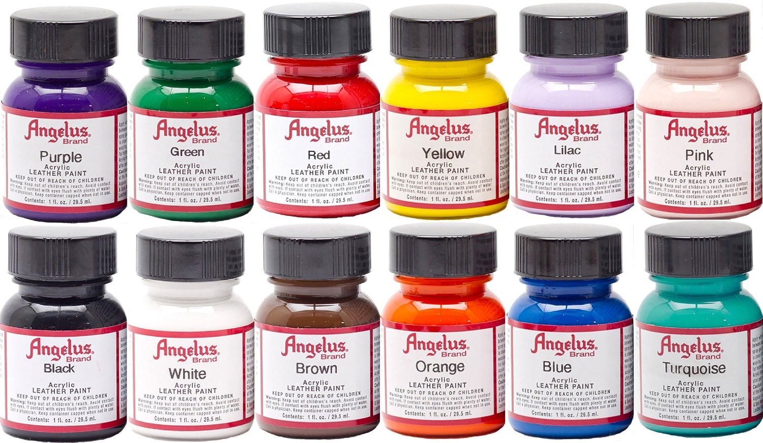 Angelus Acrylic Leather Paint Starter Kits 