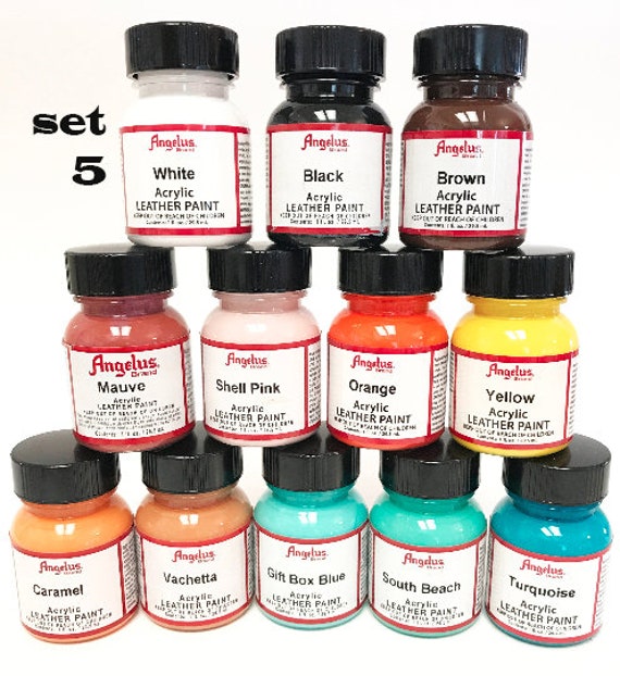 angelus acrylic leather paint starter kit