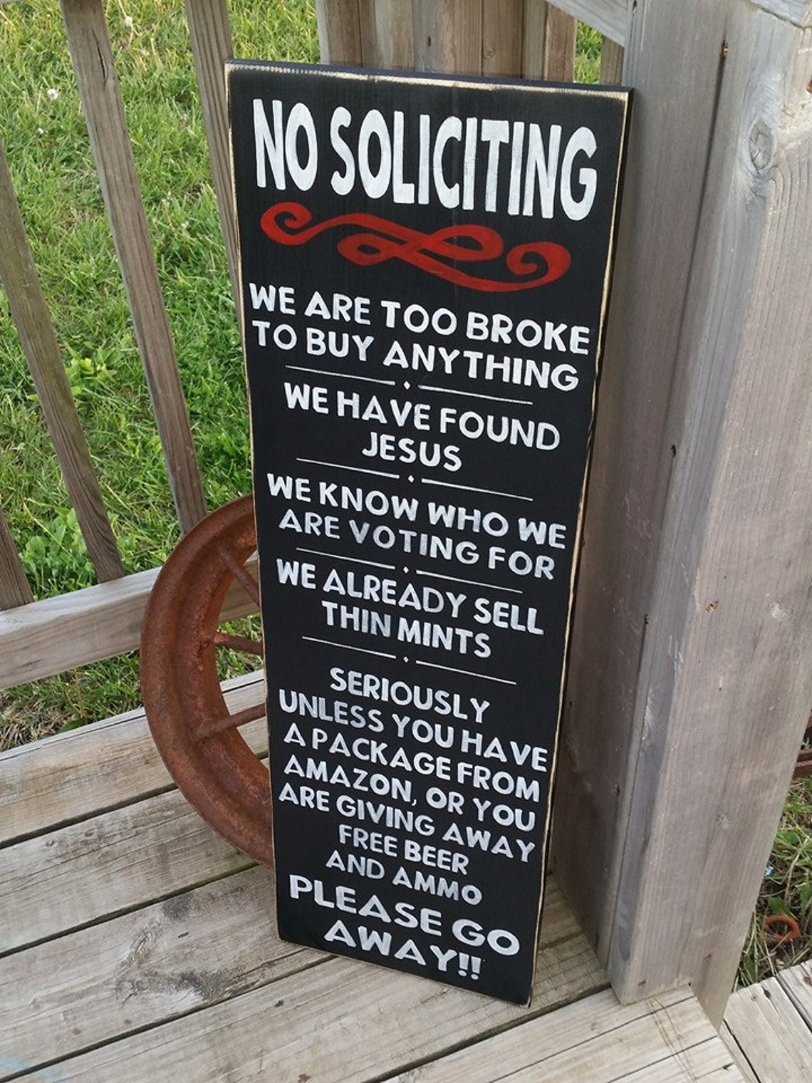 Free Printable No Soliciting Sign Free Printable Diy Printable No 