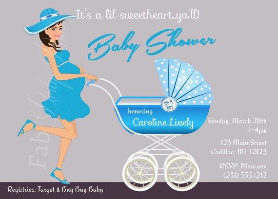 personalized baby invitations