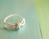 Tie The Knot Bow Rings Handmade by BareandMe on Etsy, Handcrafted Tie The Knot Bow Rings Perfect for Your Wedding Party Gifts