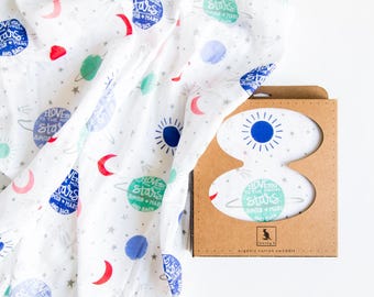 I Love You Swaddle Blanket
