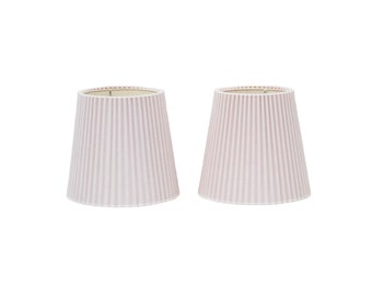 Ett par vintage lampskärmar / Belysning och heminredning