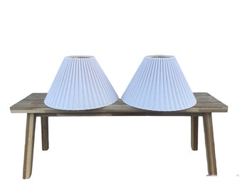 Ett par vintage lampskärmar / Belysning och heminredning