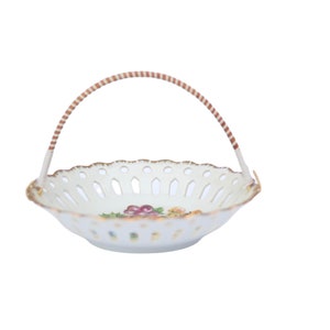 Vintage Nevco Japan Reticulated Glass Dish